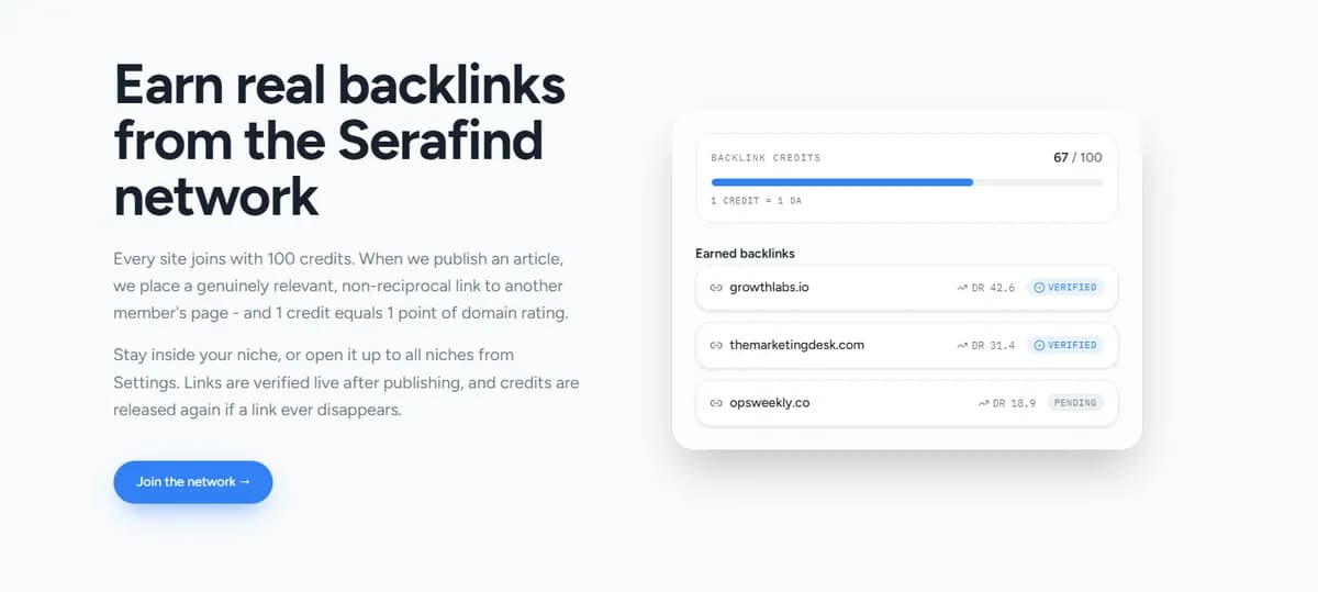 Serafind screenshot 3