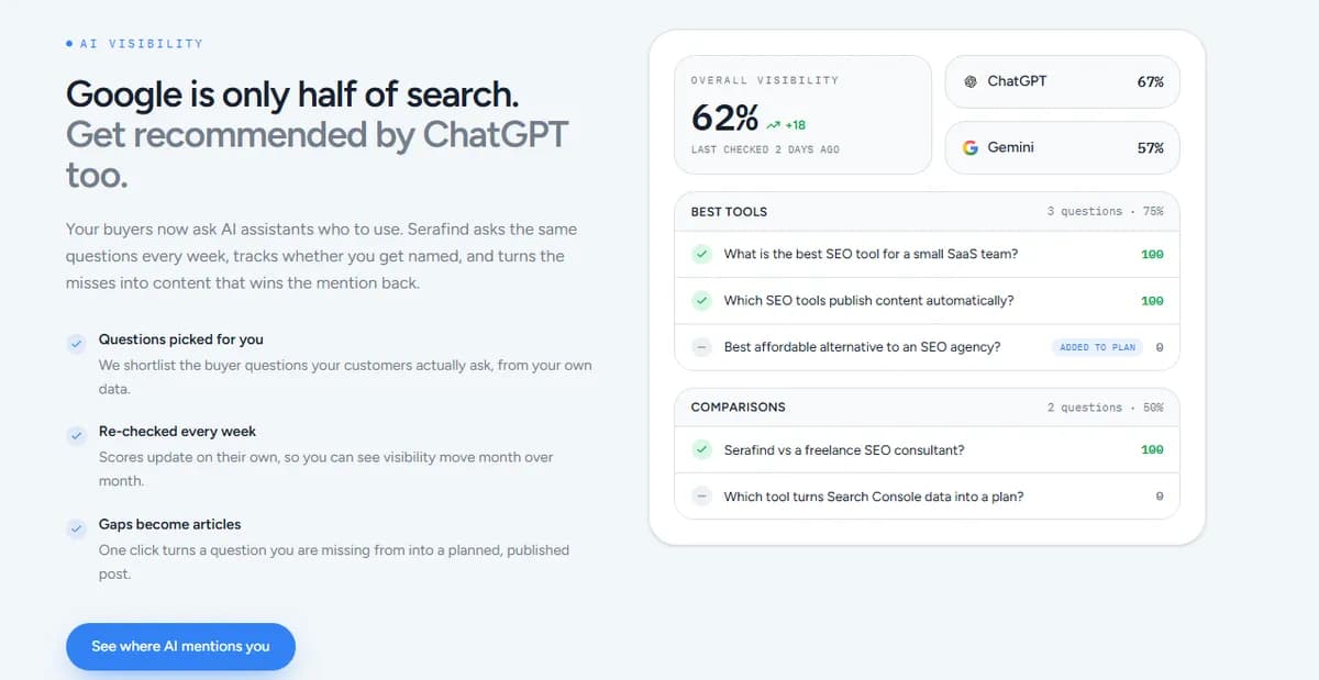 Serafind screenshot 4