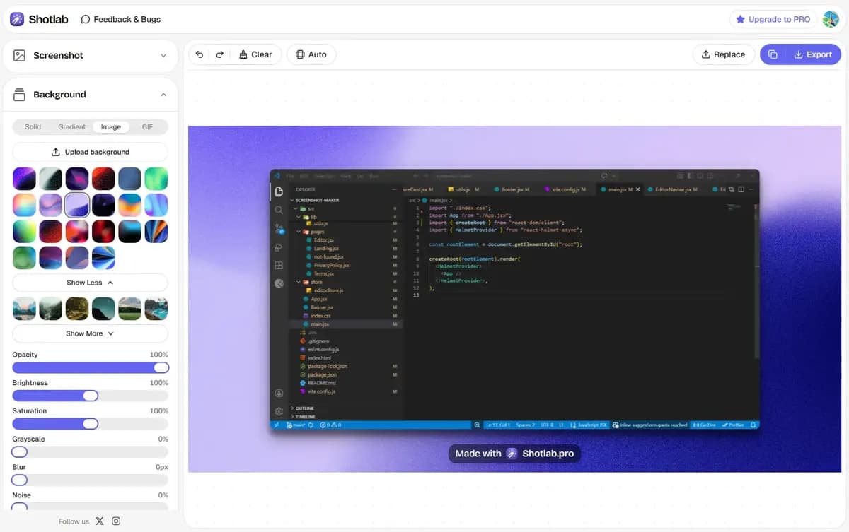 ShotLab screenshot 1