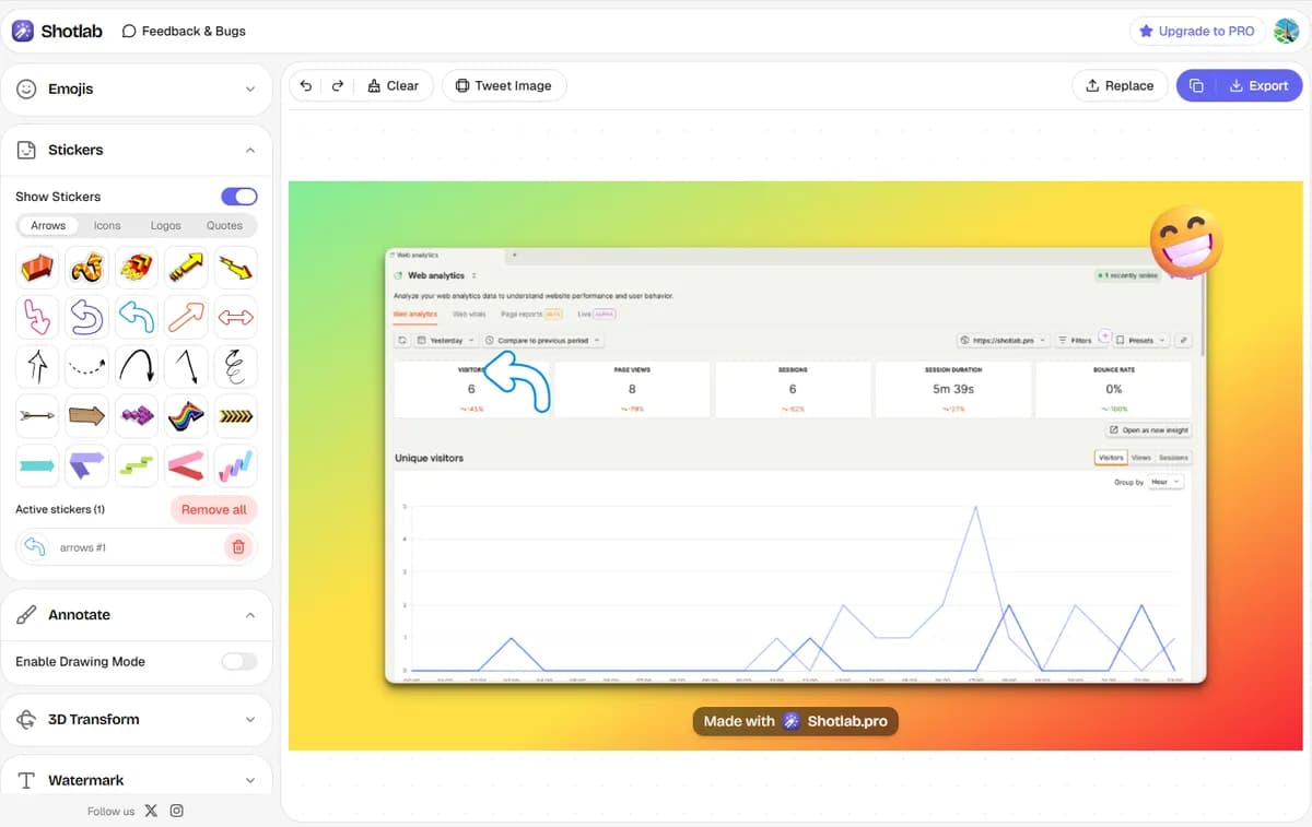 ShotLab screenshot 2
