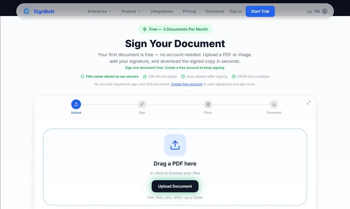 SignBolt screenshot 2