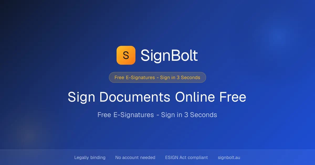 SignBolt screenshot 1