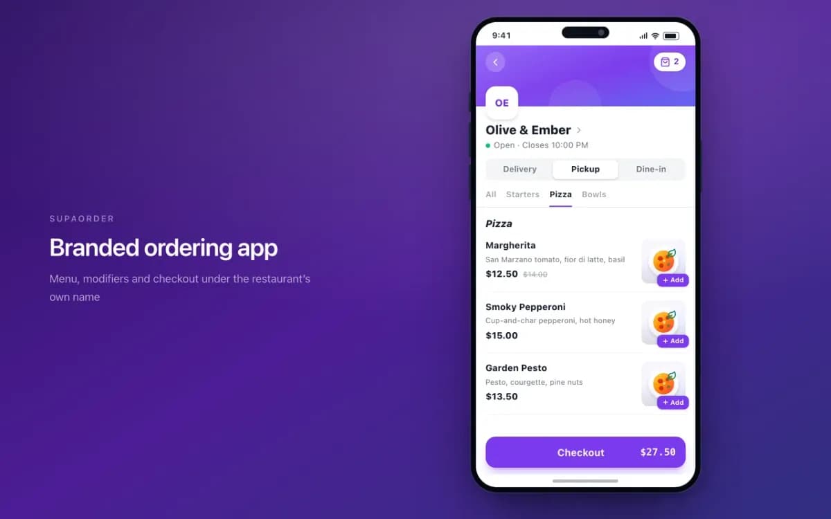 Supaorder screenshot 1