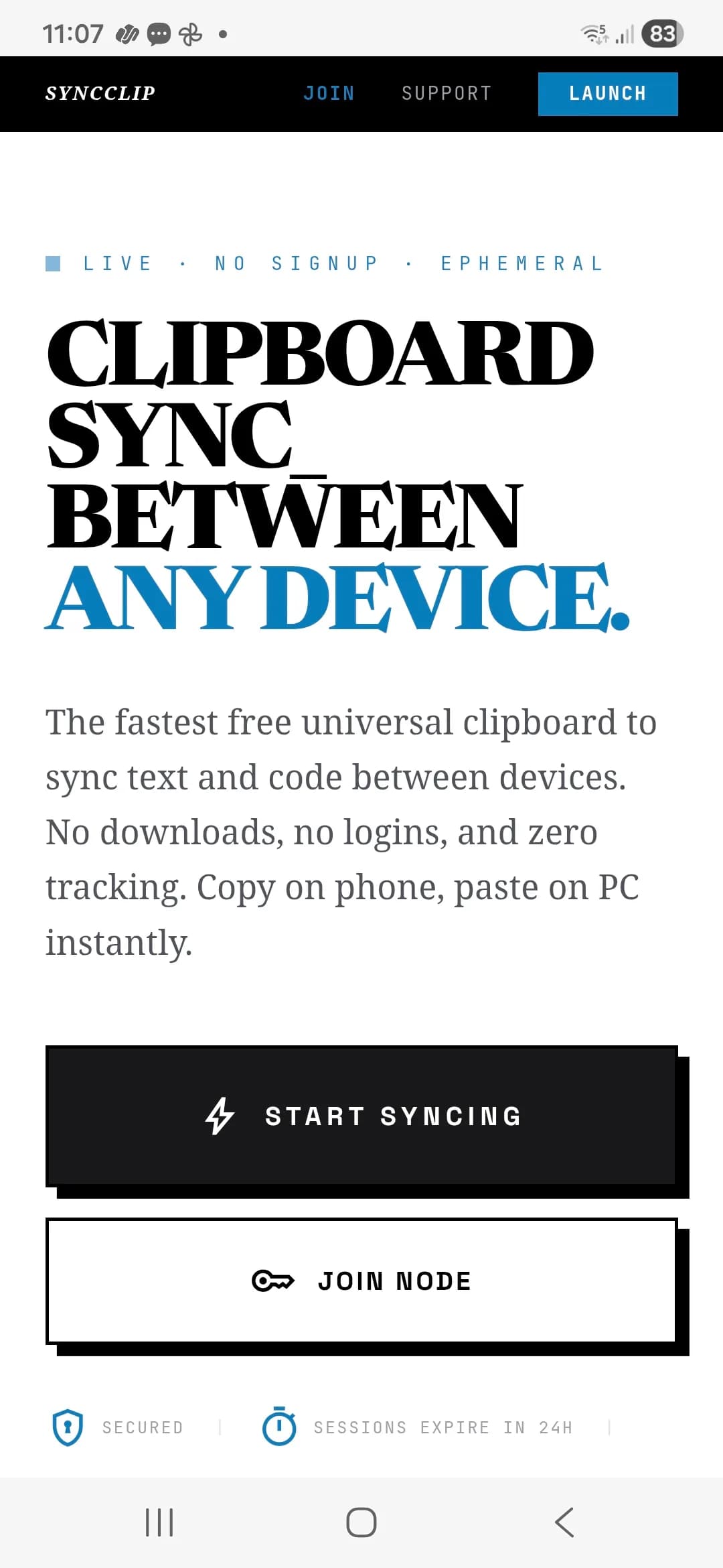 SyncClip screenshot 3