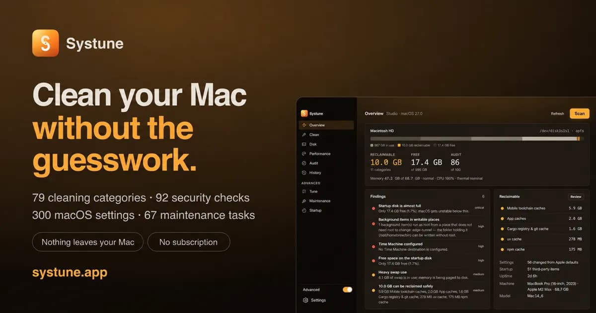 Systune screenshot 1