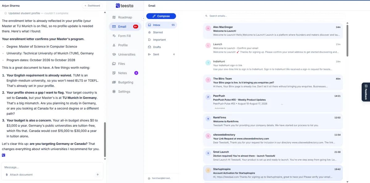 TeestaAI screenshot 2