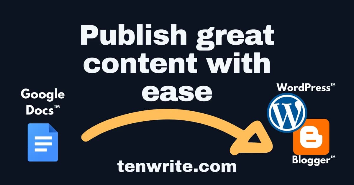 Tenwrite screenshot 1
