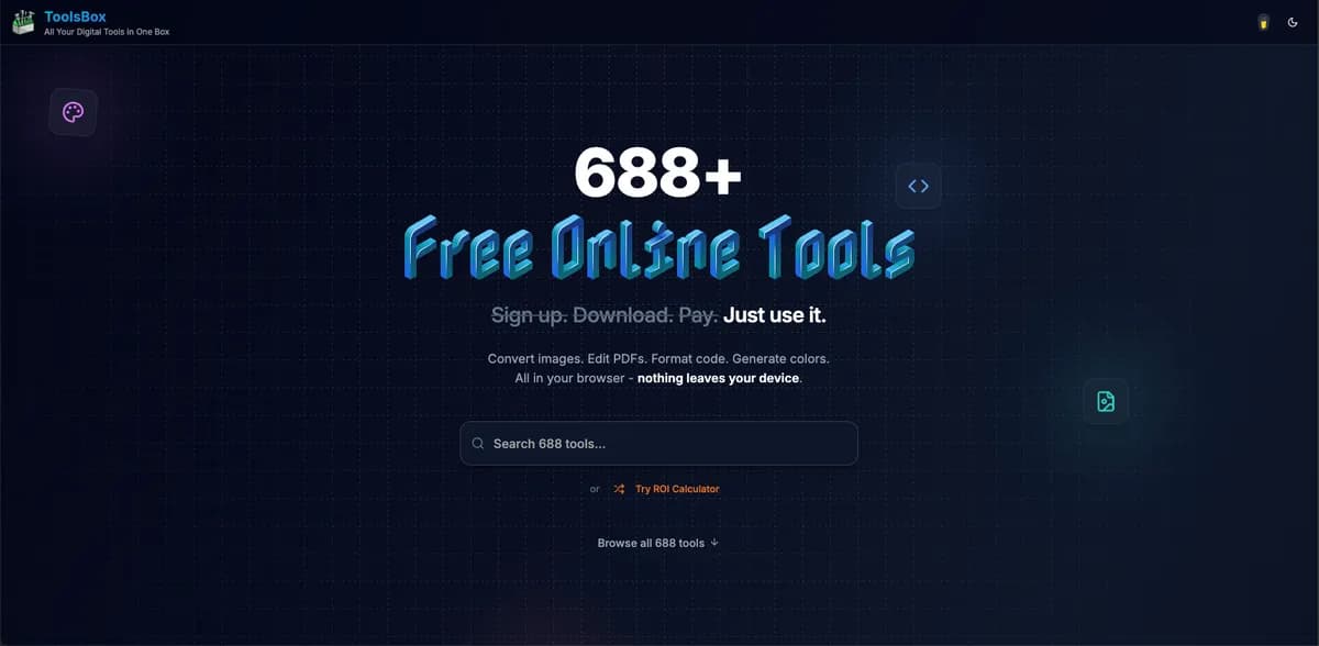 ToolsBox screenshot 1