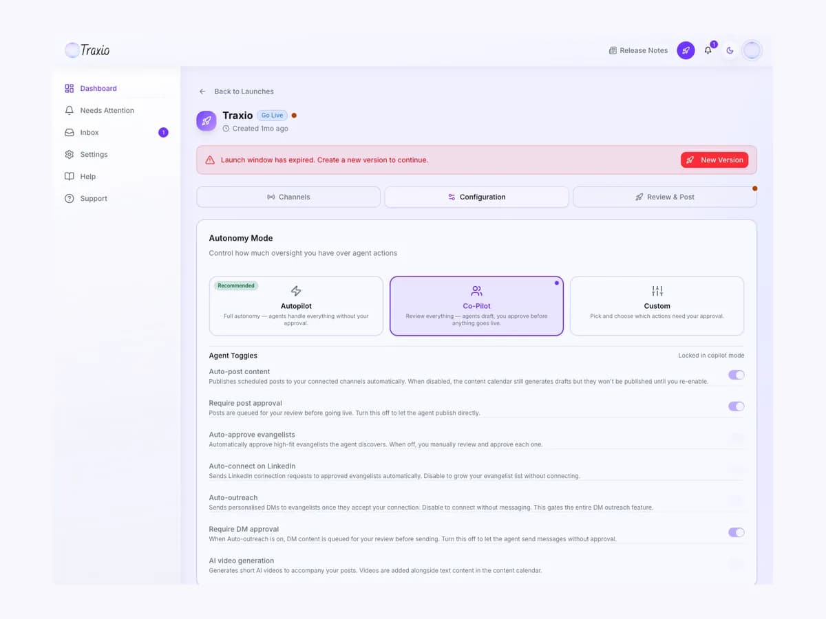 Traxio screenshot 2