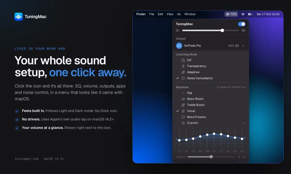 TuningMac screenshot 2