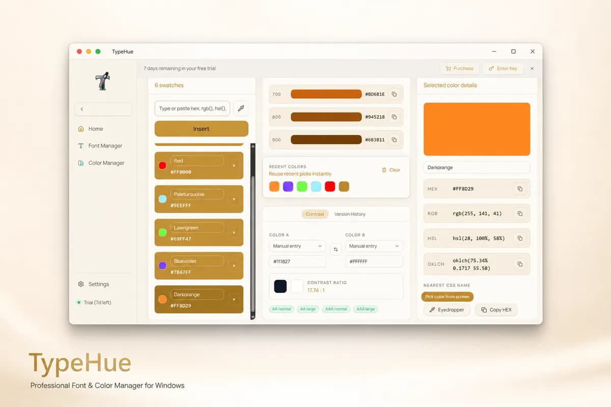 TypeHue screenshot 1