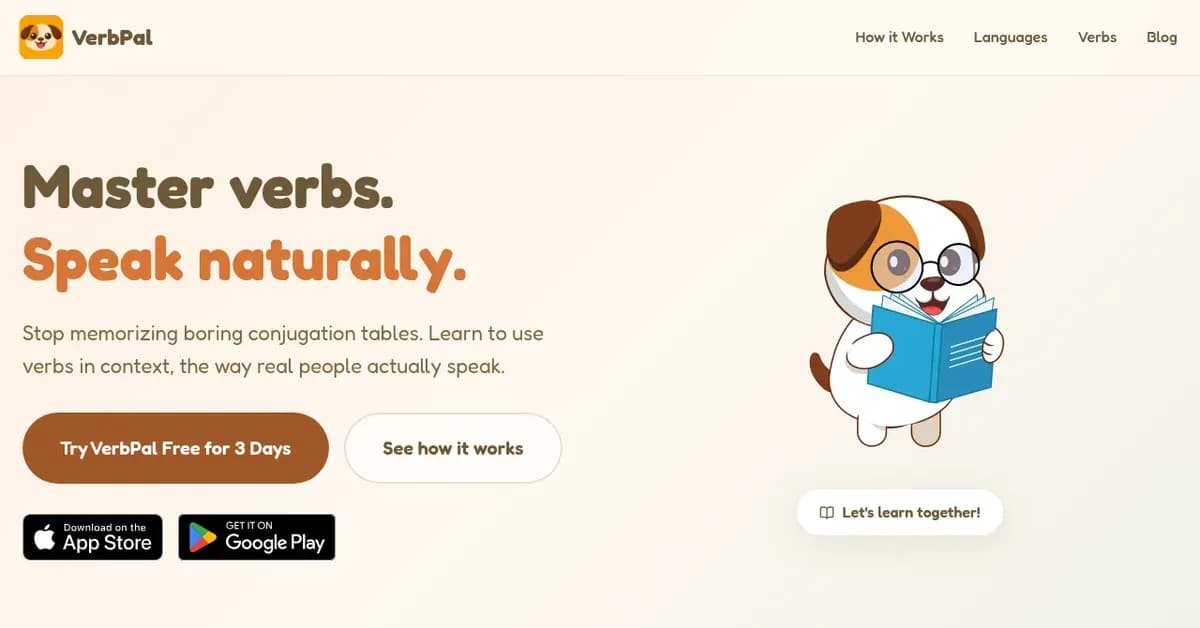 VerbPal screenshot 2