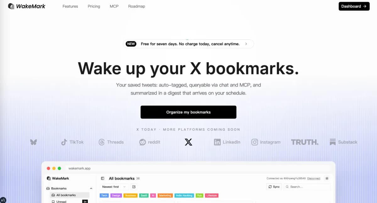 WakeMark screenshot 1