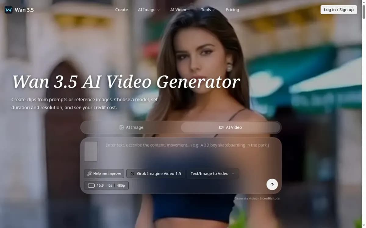 Wan 3.5 screenshot 1