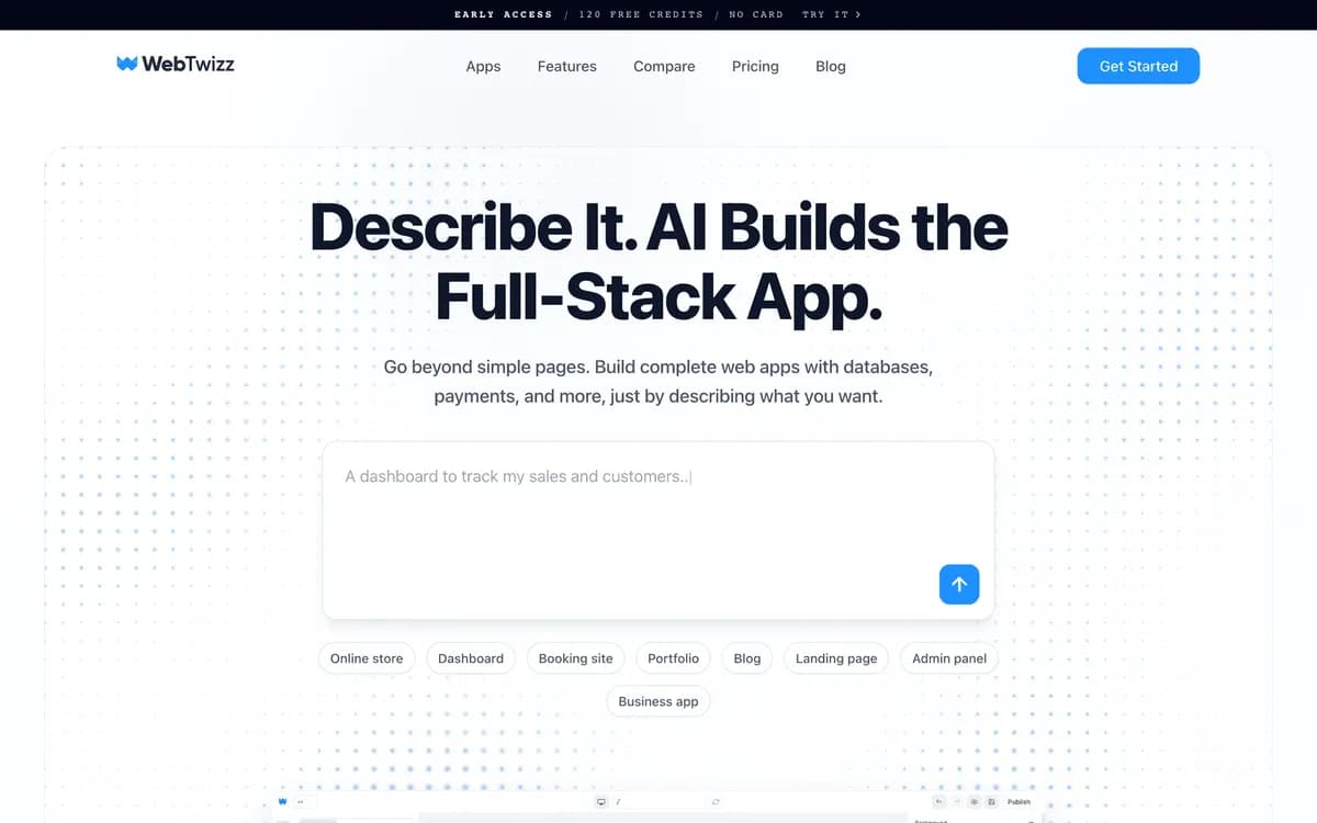 Webtwizz screenshot 1
