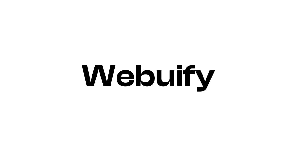 Webuify screenshot 1